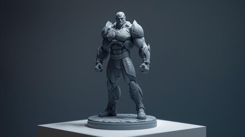 image dune figurine imprimée en 3D