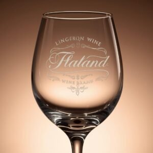 Verre personnalisé gravé
